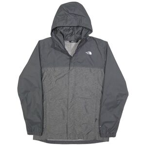 The North Face Grey Resolve Reflective Dryvent Hooded‎ Shell Coat Jacket